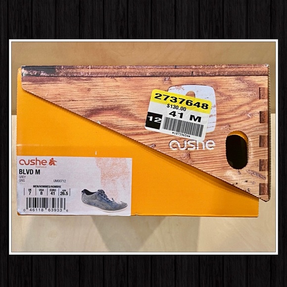 Cushe Men’s BLVDM size US8 UK7 EUR41 in Grey, model UM00712, BNIB - Picture 10 of 10